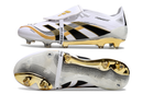 Adidas Predator Elite 25 FG Firm Ground Soccer Cleats - WHITE/GOLD/BLACK