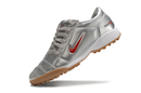 Nike Total 90 III T90 TF Turf Soccer Cleats - Silver Metalic/Red